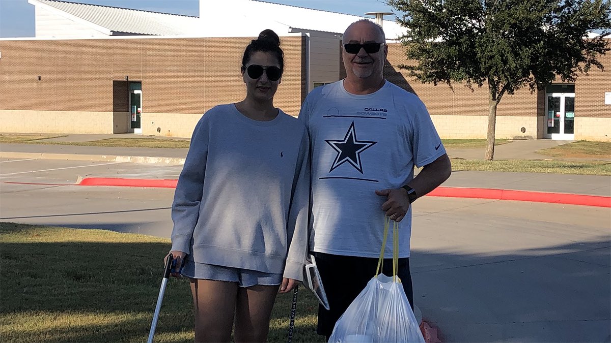 UNTCENGdean's tweet photo. Anyone has the power to enact change. While on a recent jog, I spotted my neighbors Cristina and Frank doing just that – taking time out for their community by voluntarily cleaning up litter. Their kindness and charity is such a great reminder of all the good in the world! https://t.co/8mHliFByys