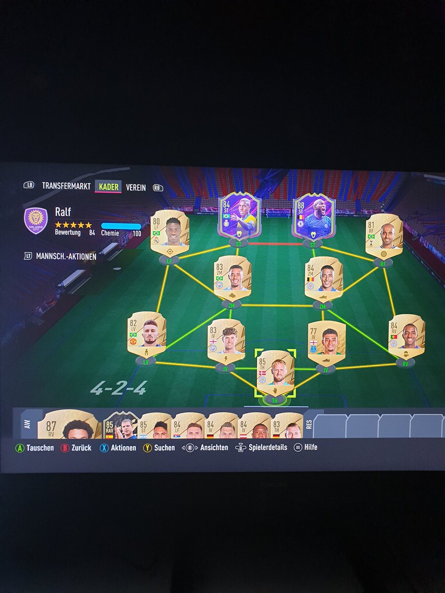 Haut Mal euer Team raus