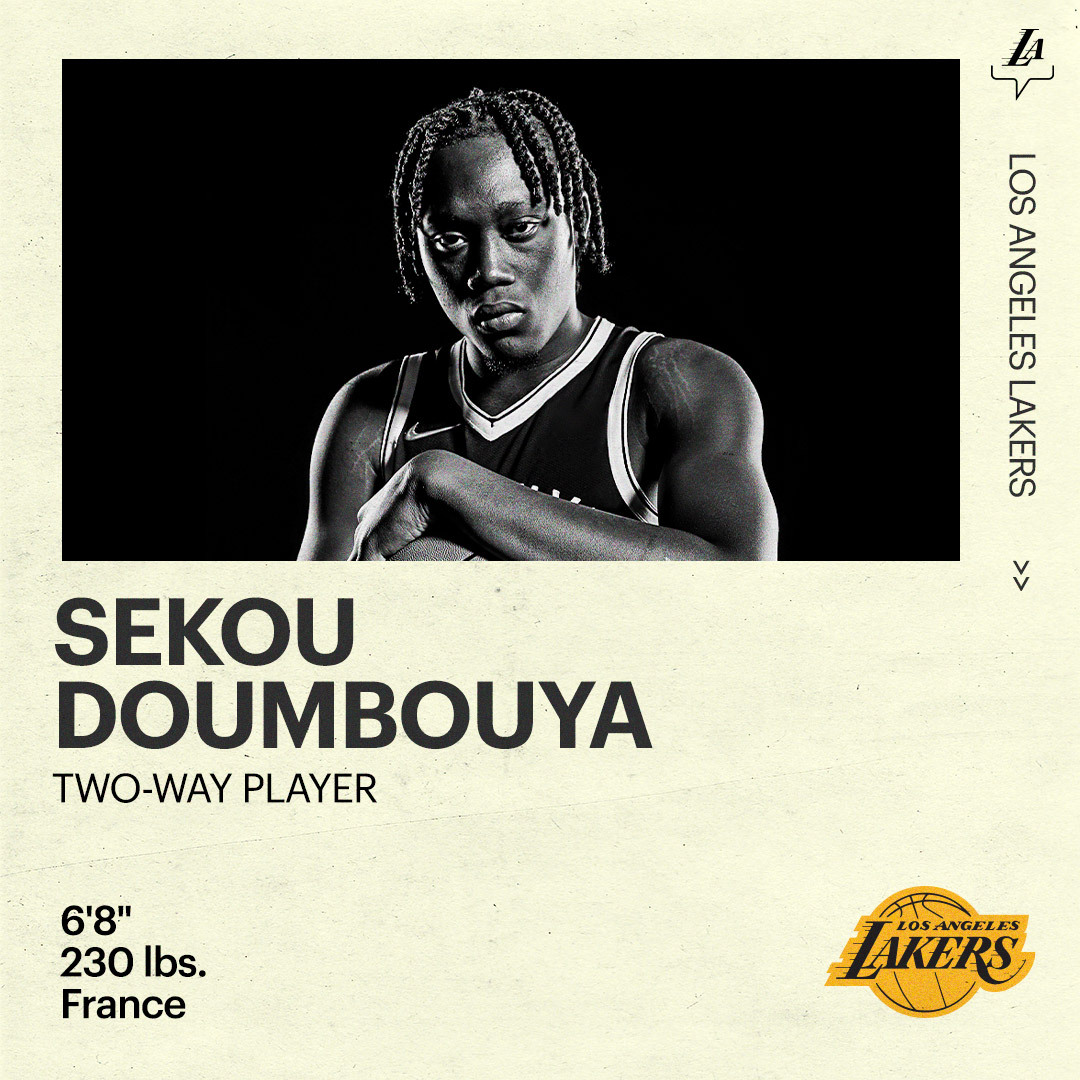 [情報] 湖人和Sekou Doumbouya簽雙向合約