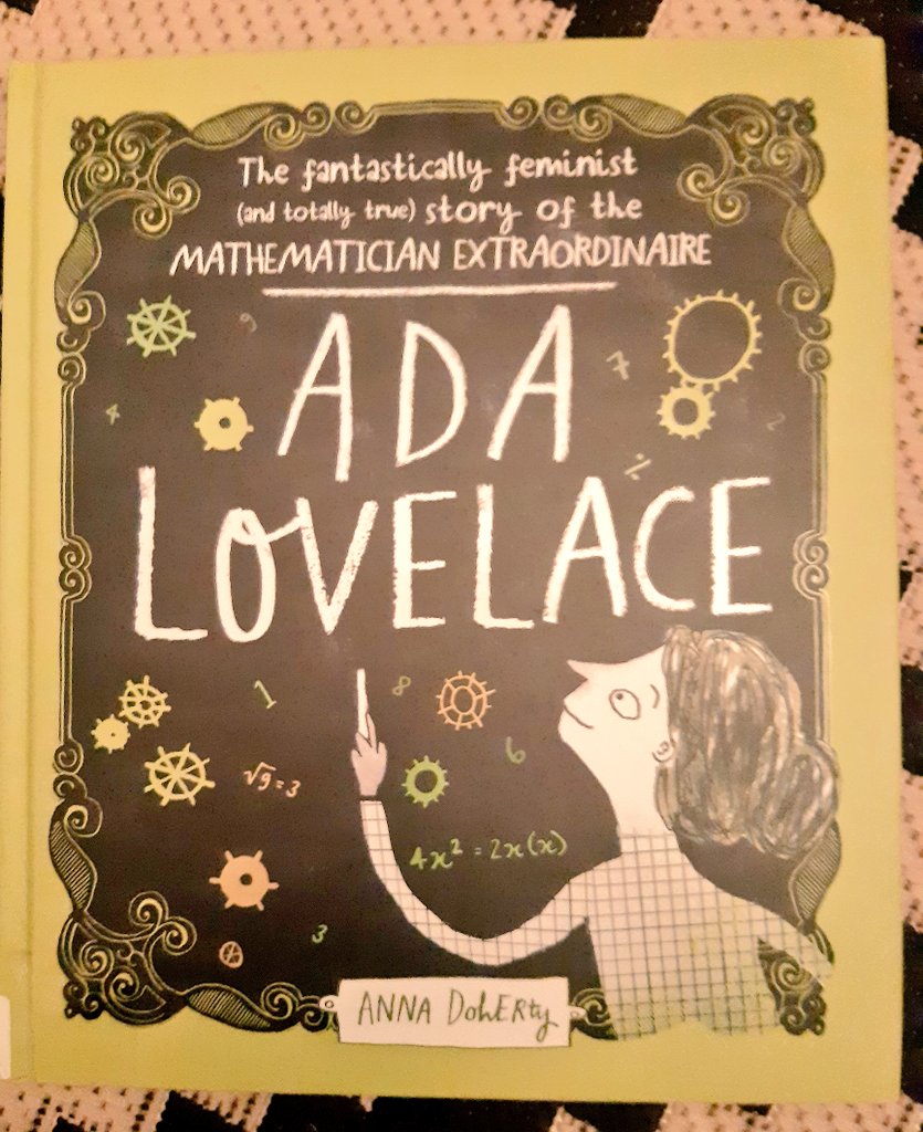 benge_nicola's tweet image. Found this gem in the children&apos;s library @BHLibraries yesterday, just in time for #AdaLovelaceDay the &apos;princess of parallelograms&apos;.

#AdaLovelaceDay2021 #

@AnnaDohertyIllu