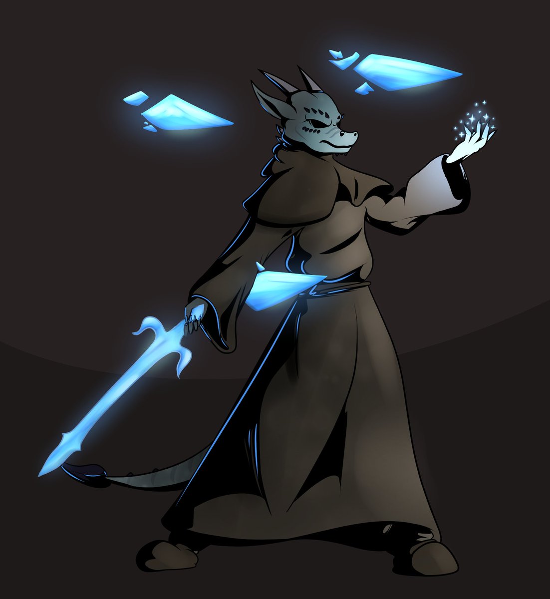 <a href="/leniovias/">Leniovias</a> as an awesome dark elemental mage!
He so cool &gt;w&lt;

(Hah, get it?)