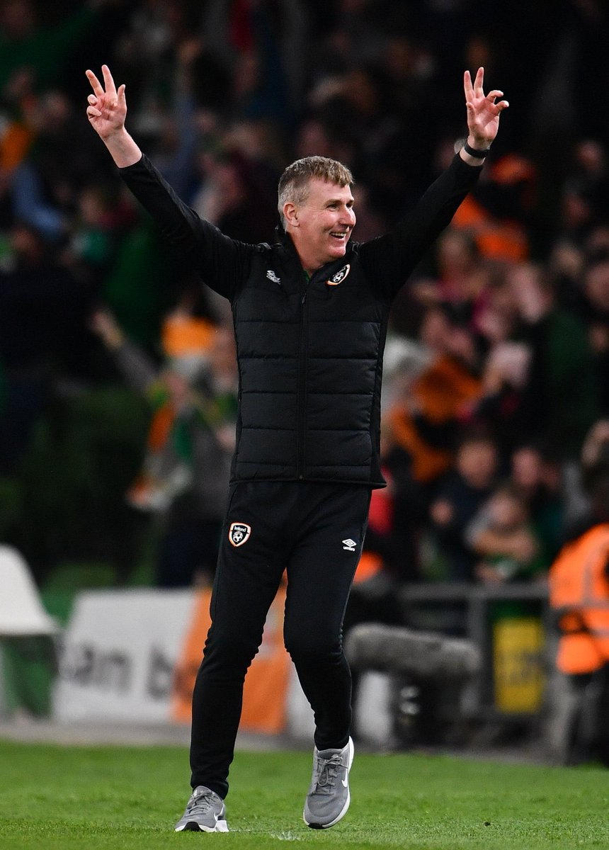 sportsdes's tweet photo. I’m feckin’ delighted for Stephen Kenny! Well played ⁦@FAIreland⁩  - Great to watch 👏👏  #IRLQAT https://t.co/I7BQlnGkv6