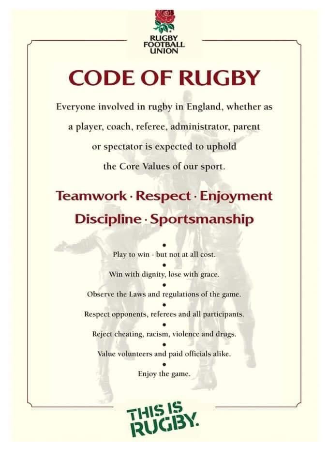 JJCRUFC's tweet photo. #RFUCoreValues https://t.co/GovhHi8HDI
