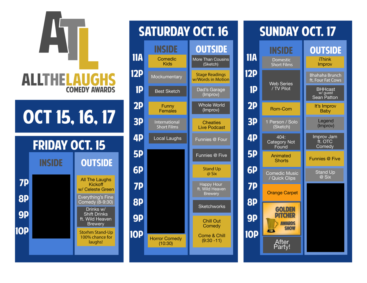 We've got one heck of a lineup for this weekend! :: Get your tickets now!