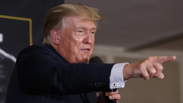 thehill's tweet photo. "What's at stake if Trump wins in 2024? Single-party authoritarian rule" (@TheHillOpinion) https://t.co/YG6SZF4Tmn https://t.co/ehyGJnAtcK