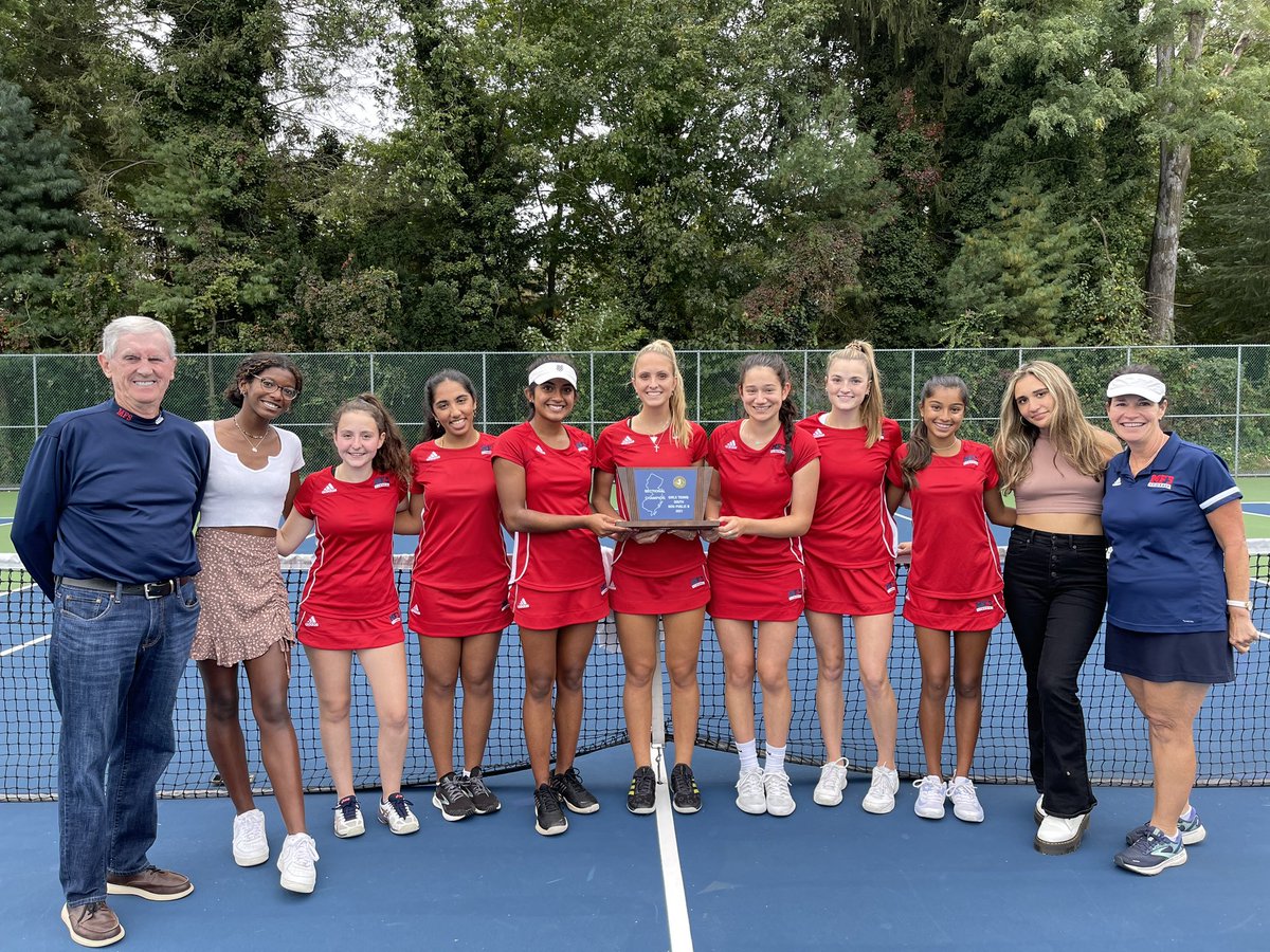 MFSAthletics's tweet photo. Congratulations to the South Non Public B Sectional Champions!  So proud of you! 🦊🎾🦊🎾 https://t.co/URICTAIXO9