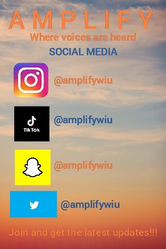 A M P L I F Y (@amplifywiu) on Twitter photo 