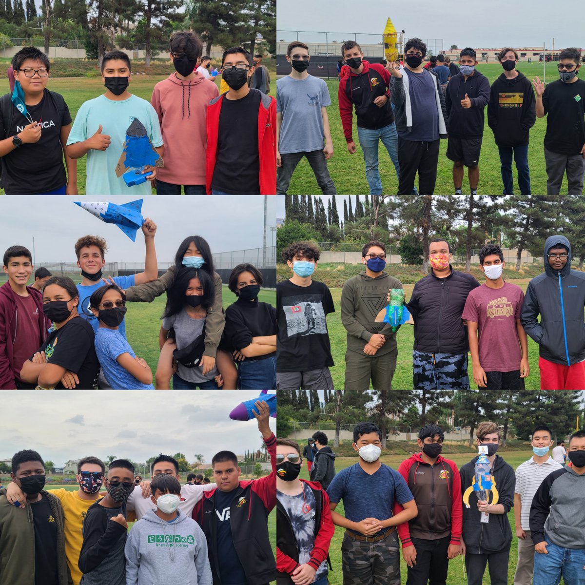 ICYMI, Tech Club teams assembled on the fields for the 2nd annual bottle rocket launch. SO much better holding the contest in person than watching each other's videos! Teams had a blast (literally😁) getting outdoors and cheering each other on.