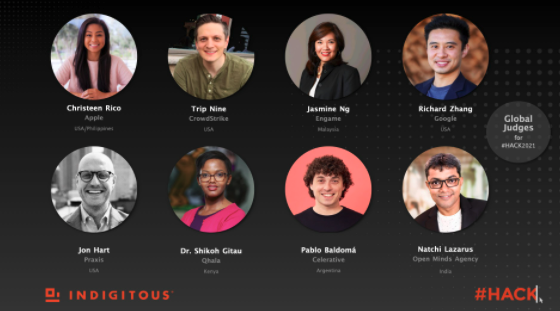 pablobaldoma's tweet photo. Proud and happy to be a judge at #HACK2021 @indigitous with awesome folks! -> Join at https://t.co/jRxVwZh1r8 https://t.co/I9weB4XQXZ