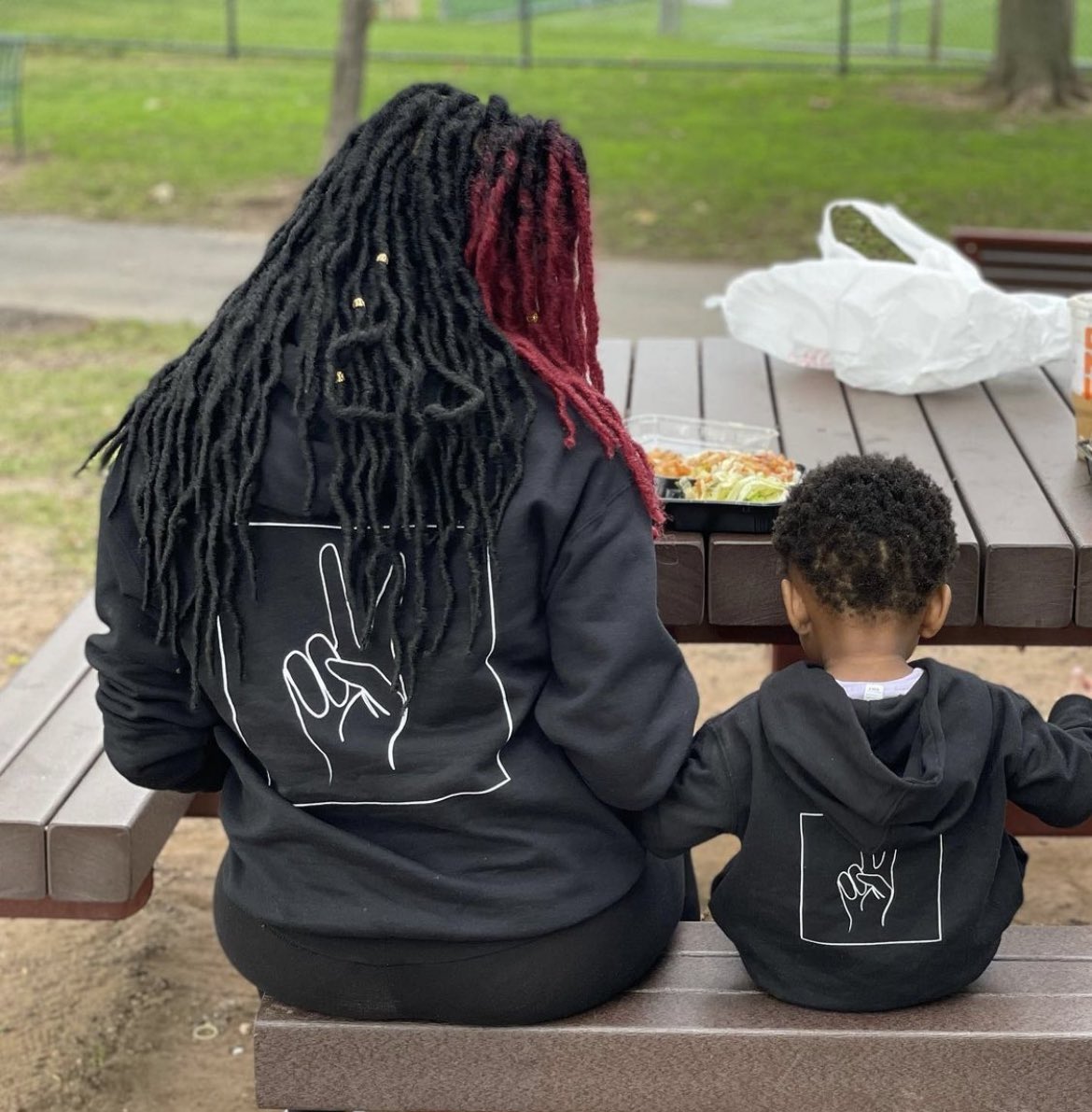 kenislegend's tweet photo. It’s Matching Hoodies with your kids season!!! #KeyCafe #fashion https://t.co/ArEDFXZ7fA