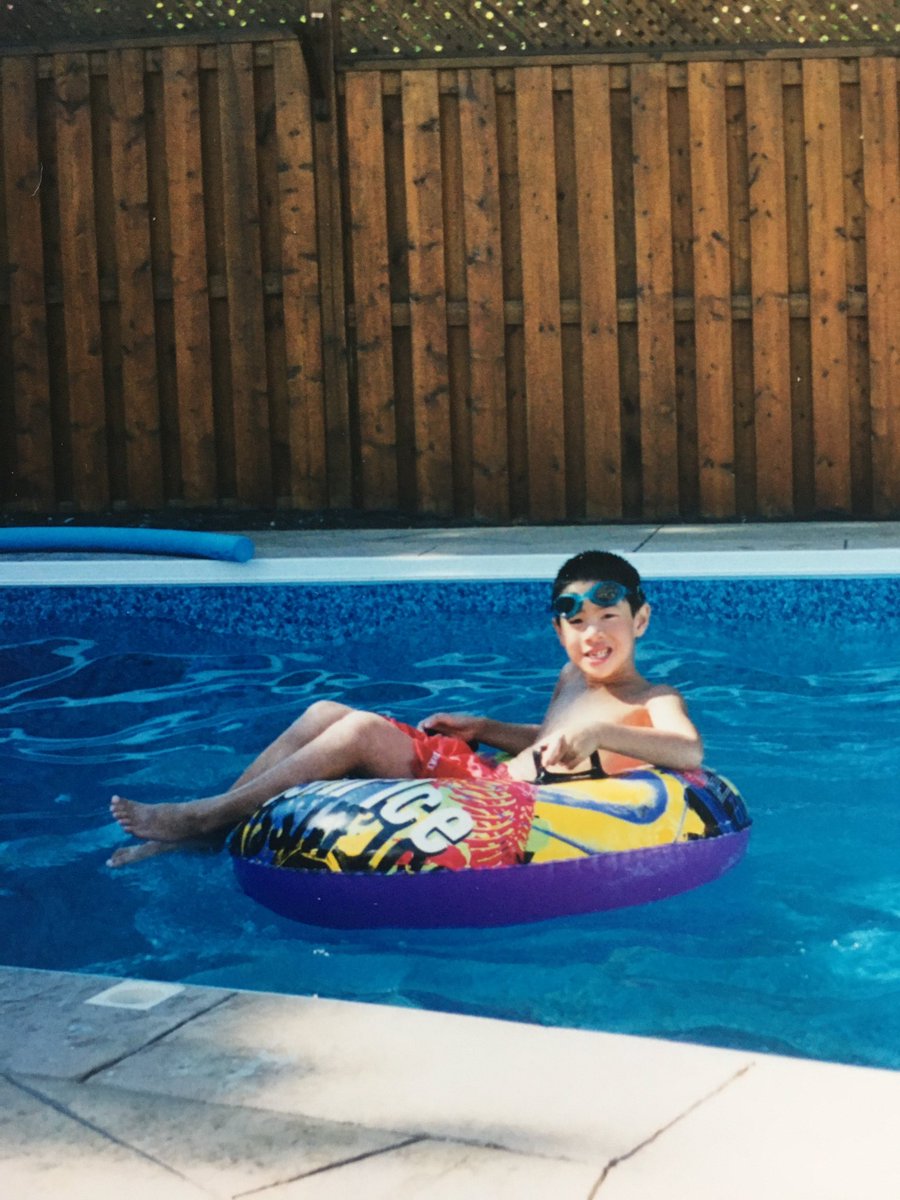 YogaMom8's tweet photo. When @jamiemkwan was little you could always find him at the pool. Now you would find him at coffee shops! Am I wrong?#momlife #30daysto30 #countdown #birthday #birthdayboy #family #Throwback https://t.co/b59GgMv9hh