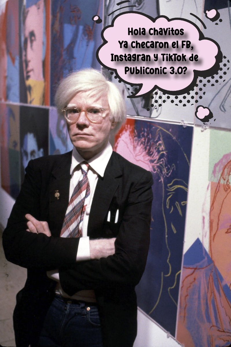 muoz_labra's tweet photo. Andy Warhol es considerado el padre del arte pop, movimiento artístico surgido a mediados del siglo XX que incorporó los temas de la cultura de masas al repertorio de las artes y rompió el aura de intelectualidad con que el arte era asumido. 
⁦@jcoreadg⁩ https://t.co/QvW2FCkmlT