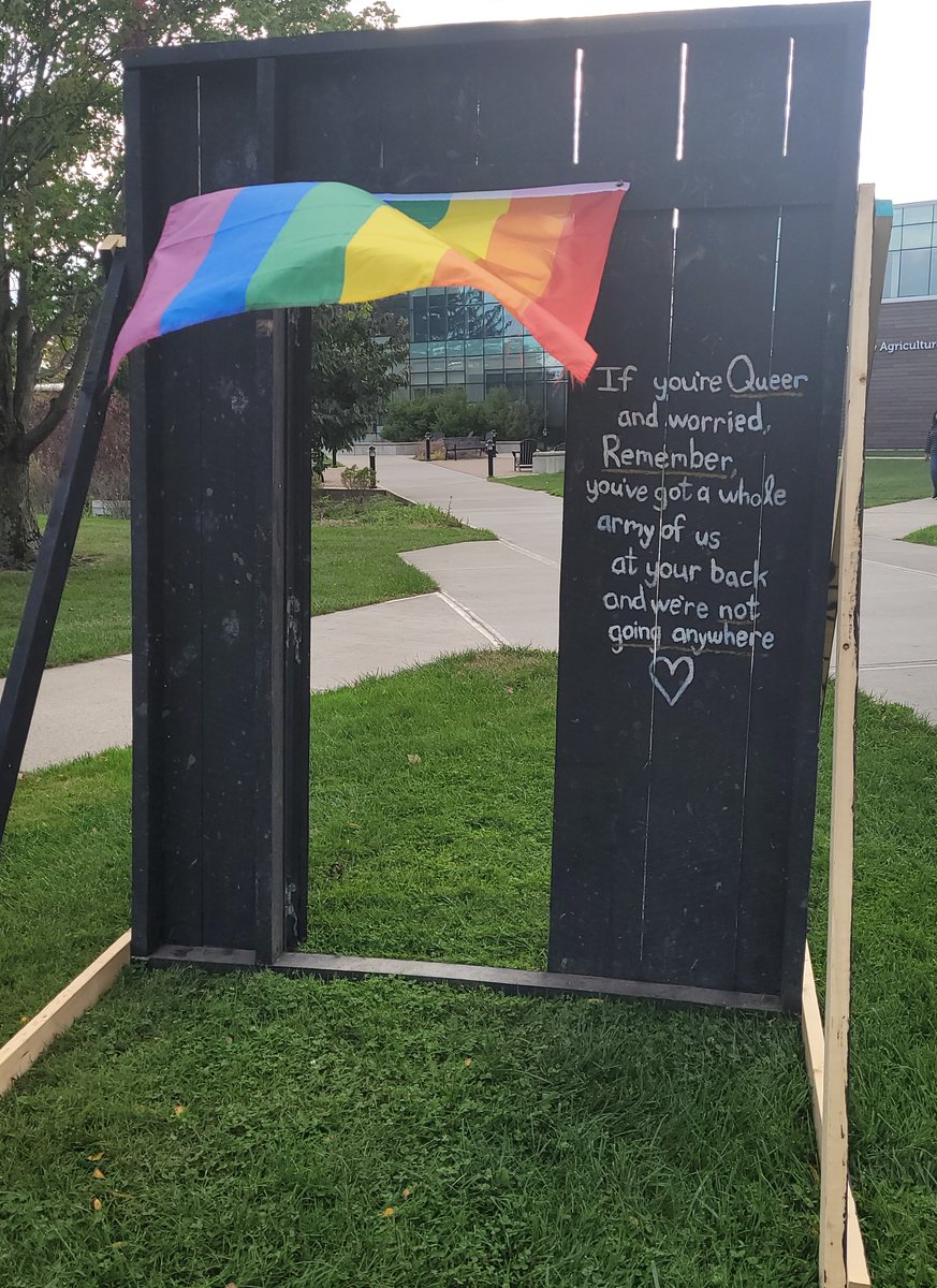ZAXBigMike's tweet photo. Also apropos today is National Coming Out Day, which coincidentally falls on I.P.D./C.D. Appreciate this physical gesture by Dub C's Amnesty International Club. While I’m not a member of the LGBTQIA2S+ communities, I'll always be an ally/advocate for people.
#NotDoneYet #PRIDE https://t.co/20rJZV7Oro