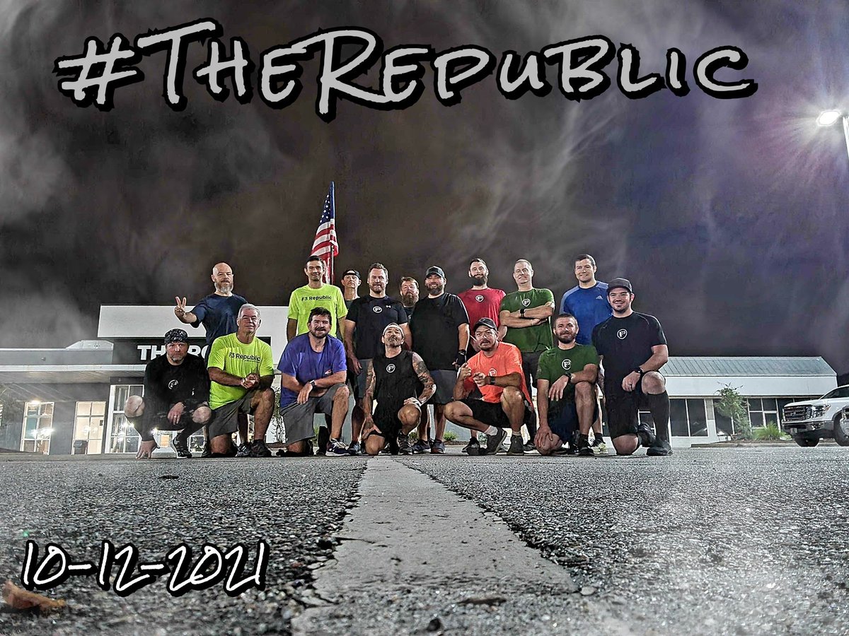 Everyone starts this F3 thing for the same reason.
To... "Get back in shape".

Years/Months/Whatever later, not a single one of us shows up for that reason. 

Laughing, Making Memories, Building Real Life Friendships, And most of all...
Having Fun.

That's why we all keep coming.