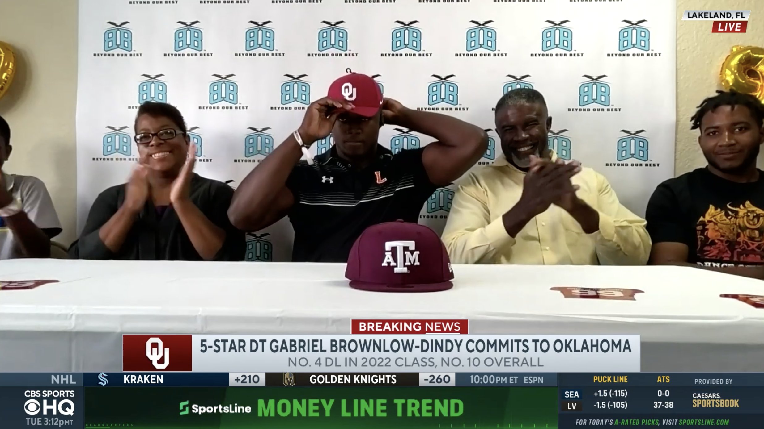 𝕆𝕂𝕃𝔸ℍ𝕆𝕄𝔸 𝕍𝕊 𝕋ℍ𝔼 𝕎𝕆ℝ𝕃𝔻 Breaking Lakeland Fla Dl Gabriel Brownlow Dindy Has Just Committed To Oklahoma On Cbssportshq He Is Currently Rated As The 3rd Best Prospect In The Nation By 247sports Profile