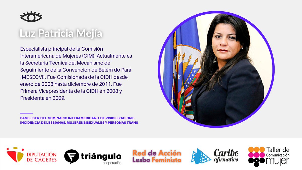 TCMujer's tweet photo. AGENDA: Viernes 15 de octubre 🎙️

Ellas serán algunas de las panelistas del Seminario Interamericano de Visibilización e Incidencia de Lesbianas, Mujeres Bisexuales y Personas Trans. 

Conéctate desde las 09:00AM (Hora #Ecuador). Pronto difundiremos el enlace del LIVE en FB. https://t.co/73HuD4DRSx