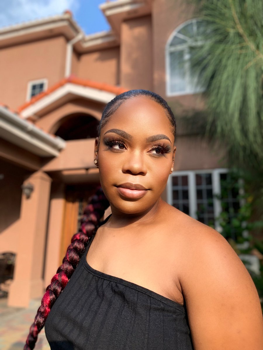 BriannaHew's tweet photo. Had to come here and show y’all what 23 looks like!! 🥳🥳 @ginasglamja slayed my face🥰 https://t.co/McF9BWT1oJ