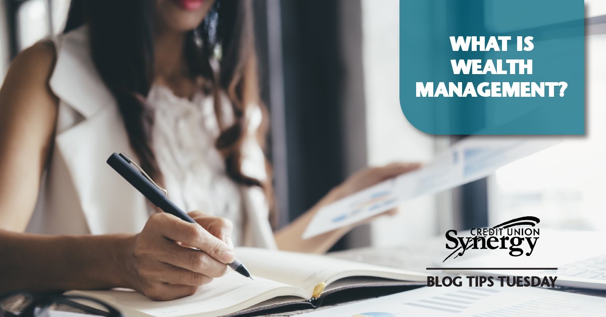 Synergycu's tweet photo. For some people, the thought of ‘wealth management’ can feel intimidating. The reality is ‘wealth management’ isn’t only for the wealthiest people who have vast fortunes to pour into investing. Learn more: https://t.co/GpRIZyvZHx
#BlogTipsTuesday #Blog #Wealth #WealthManagement https://t.co/708EOEsA4W