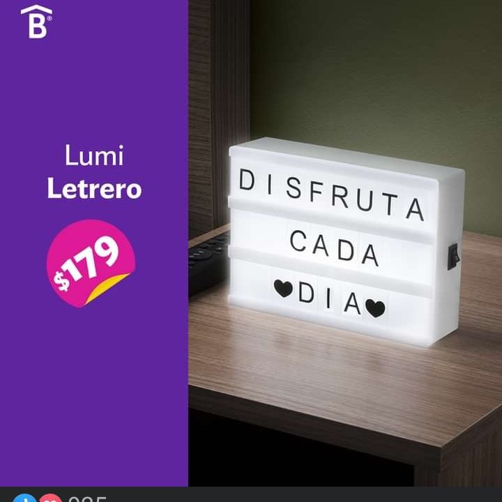MariaMe06035620's tweet photo. Si estás buscando darle una sorpresa persona especial 🤩 o simplemente decorar tus espacios con el Lumi Letrero. Perfecto para el día la noche y gracias a su iluminación led.  #Betterware #Encuentralasolución https://t.co/sY0scCj97z