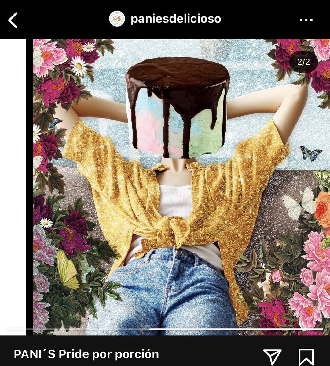 bernobrega's tweet photo. Che, ¿no les parece un fiasco a la gastronomía vegana la torta “pride” de #Pani?  

¿La probaron? https://t.co/pGzo6e2On5