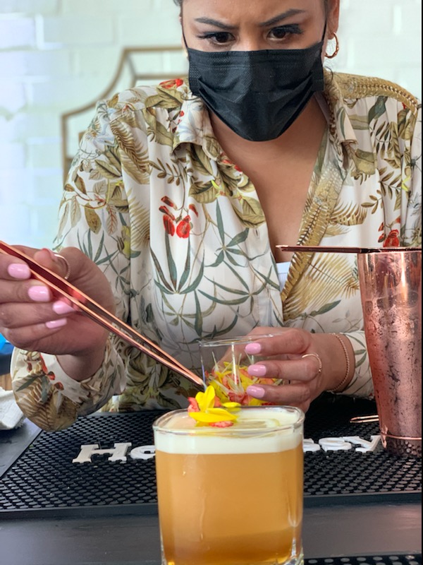 Super_Yosh's tweet photo. I can't be the only one that looks intense when garnishing... am I? Lol https://t.co/U9LYQM0x6m