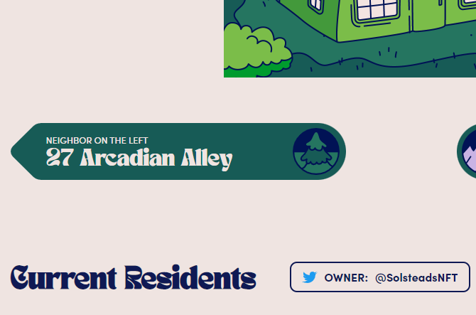 SolsteadsNFT's tweet photo. 📣 NOW LIVE: Link your Twitter to your Solstead. Show off your Solstead and find out who your neighbors are: https://t.co/YWV6o9S94Z

Currently available on desktop and Phantom wallet.

Once you connect, drop a link to your Solstead below! 🔥 https://t.co/fWTVOv58om