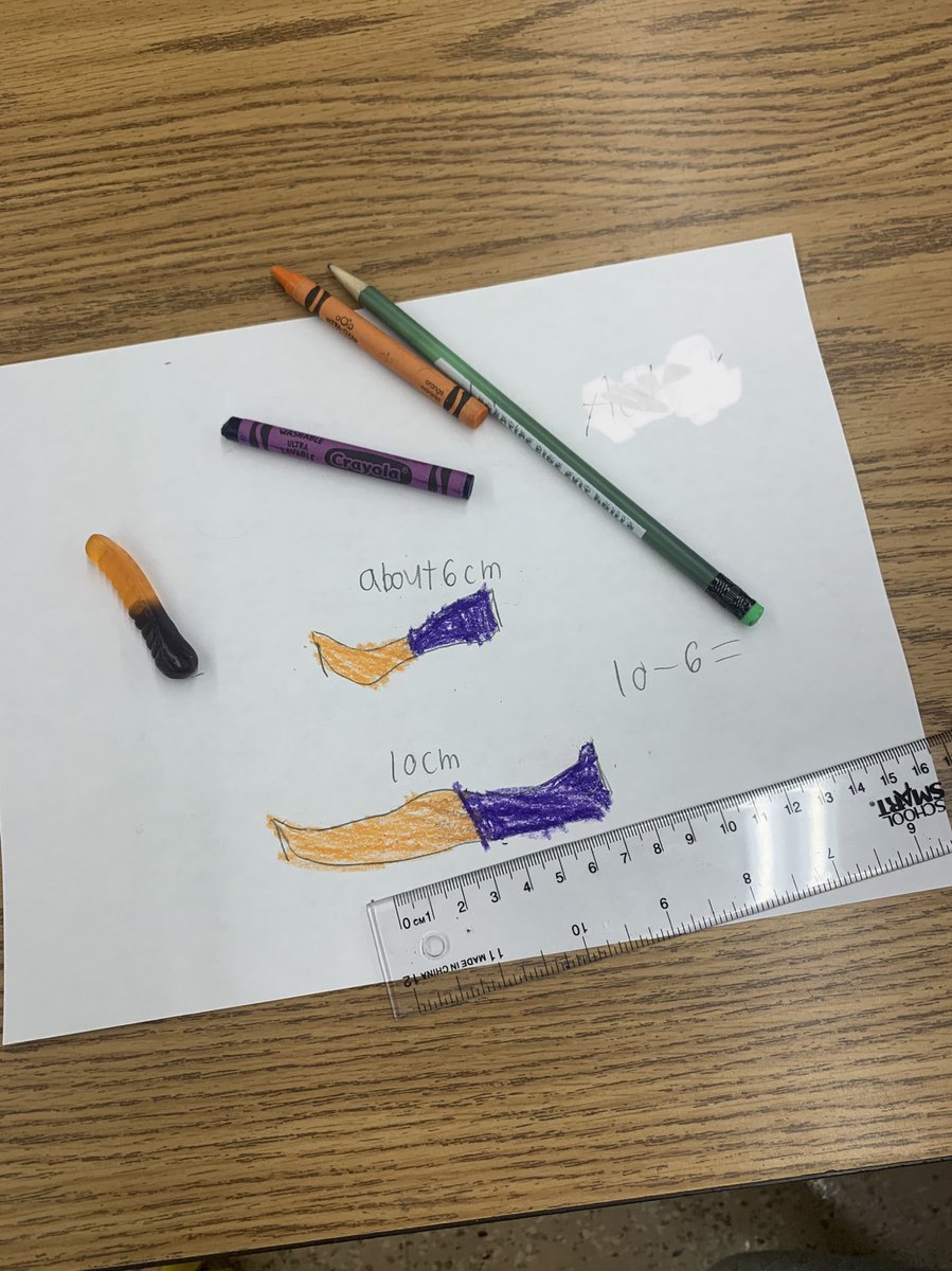 mrscolgansclass's tweet photo. Applying our measurement skills with some gummy worm fun!  #TwitterTuesday #LevelUpRebelUp #sceslearners #mathisfun #fun2learn https://t.co/k92tPPJPJg