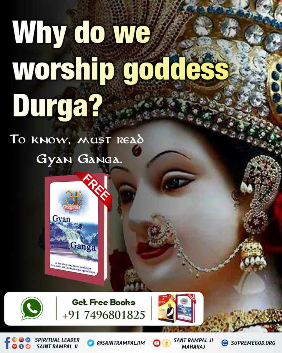 Preetmehta1313's tweet photo. #TrueKnowledge_On_Navratri
Brahm-Kaal is cursed to eat grime of one lakh (sukshma/subtle) immaterial bodies of human beings every day and produce a lakh and a quarter every day. He gets his food prepared through Brahma, Vishnu and Shiva by the effect
पशुबलि प्रथा अंधविश्वास https://t.co/xDd6f6Earp