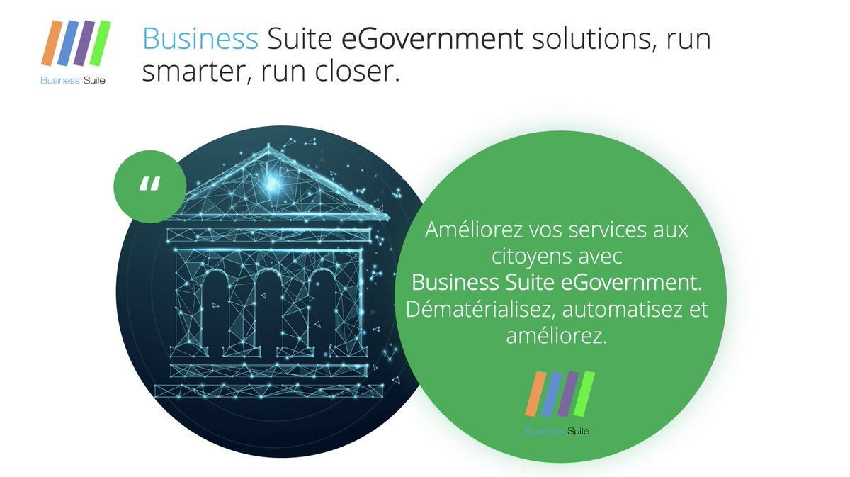 BCSkillsGroup's tweet photo. Les solutions eGovernment de Business Suite accélèrent la dématérialisation des processus lourds ou récurrents, tout en proposant un arsenal de bonnes pratiques et d'améliorations à implémenter facilement.

#egovernment #government #erp #solution #business #suite #digital https://t.co/oS3W8vCq4v