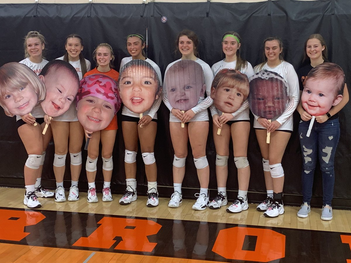 CHSTigerVB's tweet photo. We 🧡 our seniors!! https://t.co/NZownv9zL1