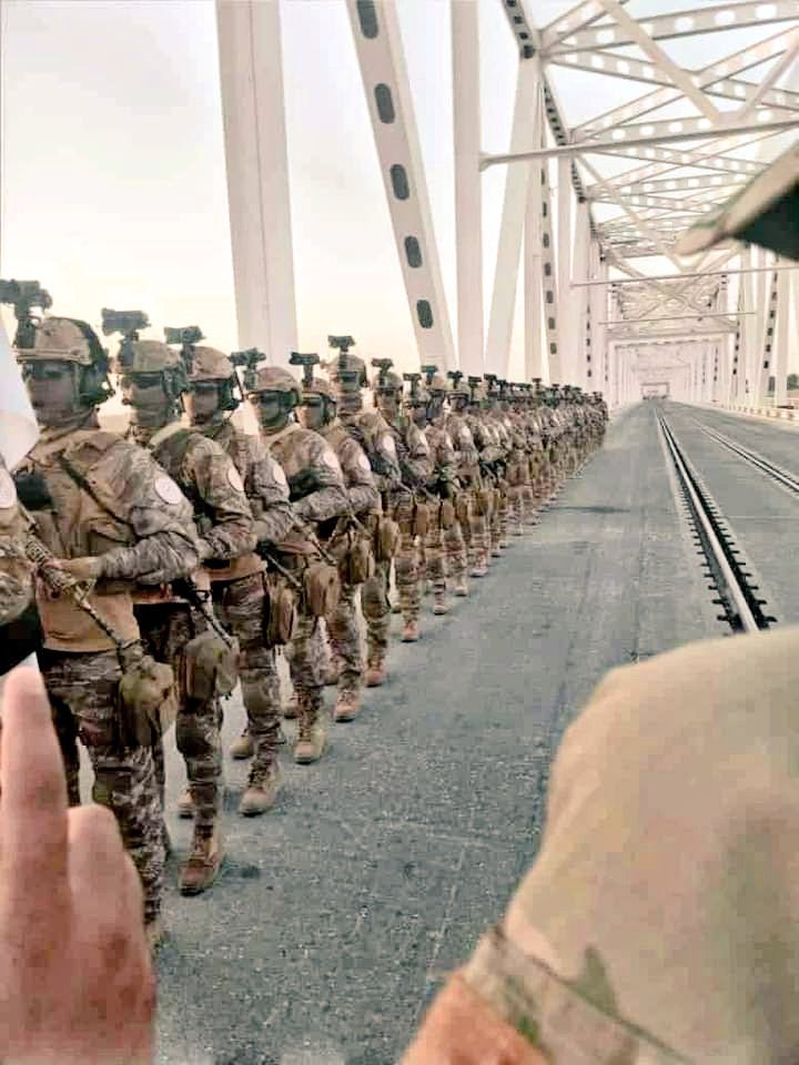 doedamercy's tweet photo. This is Mansoori Unit, a part of the special forces of IEA. Members of this unit are now being deployed at Hairatan crossing, the border with Uzbekistan. #Peace https://t.co/KeDgQYg849