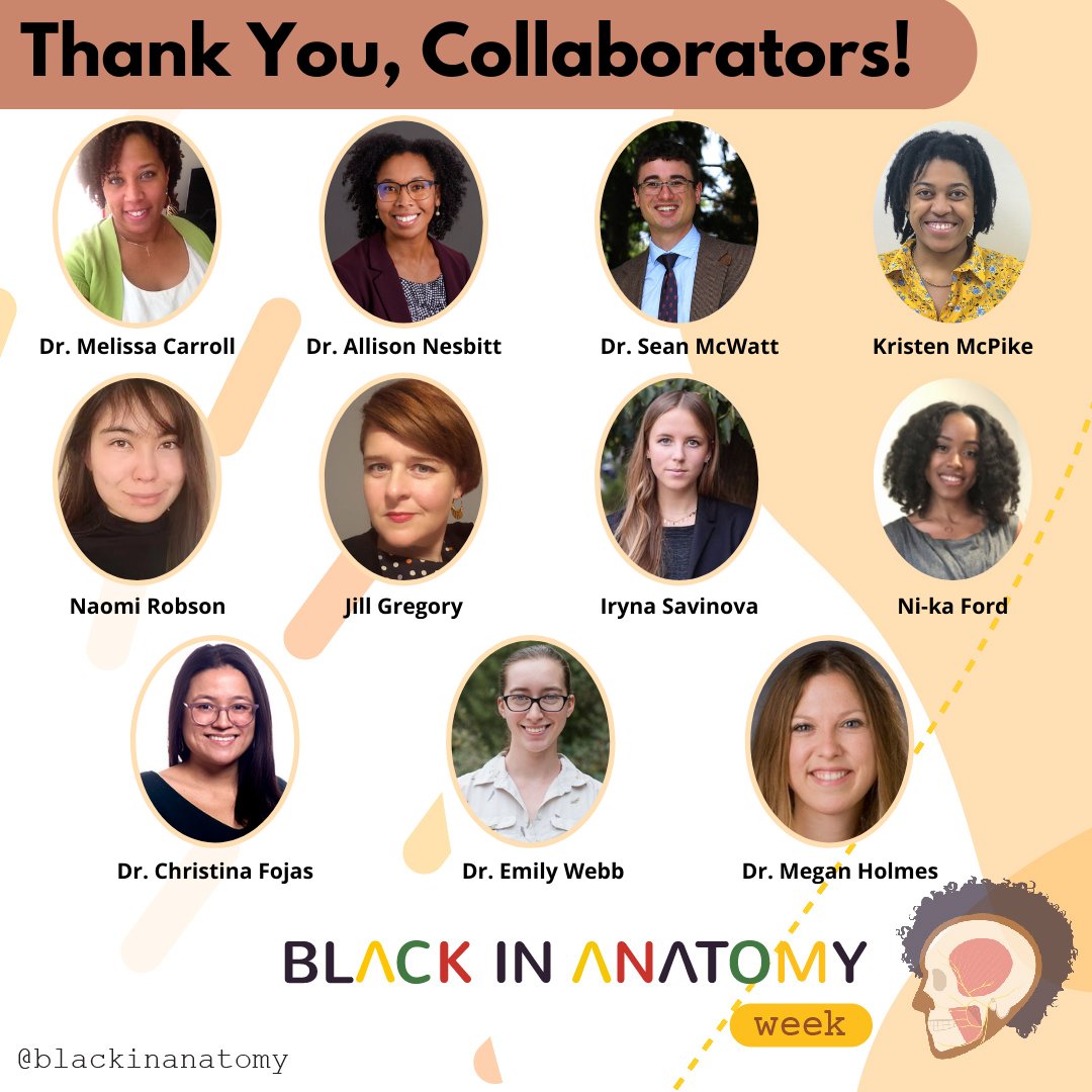 blackinanatomy's tweet photo. Final shout out to the #BlackinAnatomy team members and collaborates who helped make the #CobbPanel and #BlackinAnatWeek possible: Marsha Jessup, @robson_visuals @allison_nesbitt @kristen_mcpike @SavinovaIryna @JillGMedArt @NikaFord_ Christina Fojas @DrMegHolmes @TheEmilyAves👏🏾 https://t.co/OYlMv8hap0