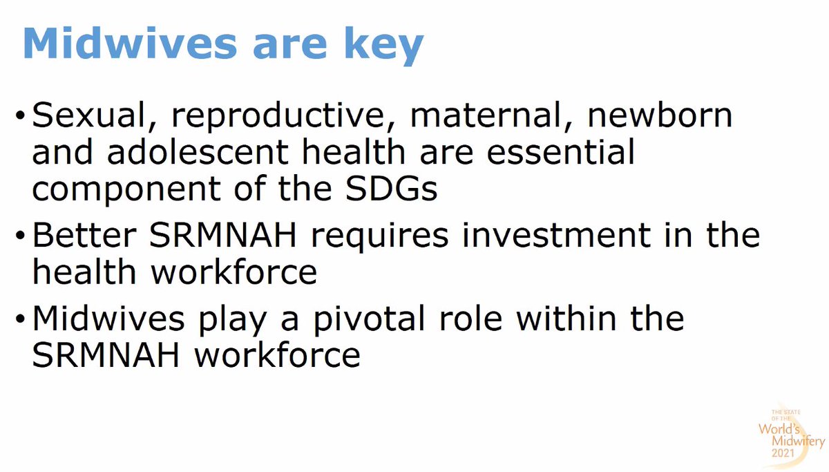 MidwivesACM's tweet photo. First Keynote of the   Conference. Presentation from Prof @CarolineHomer  - #SoWMy 2021 report - Implications for 🇦🇺 and 🌏 Midwives are #publichealth superstars and contribute to 🌏economic health 👏 via ^BradfieldZoe https://t.co/y13vyKPhjj