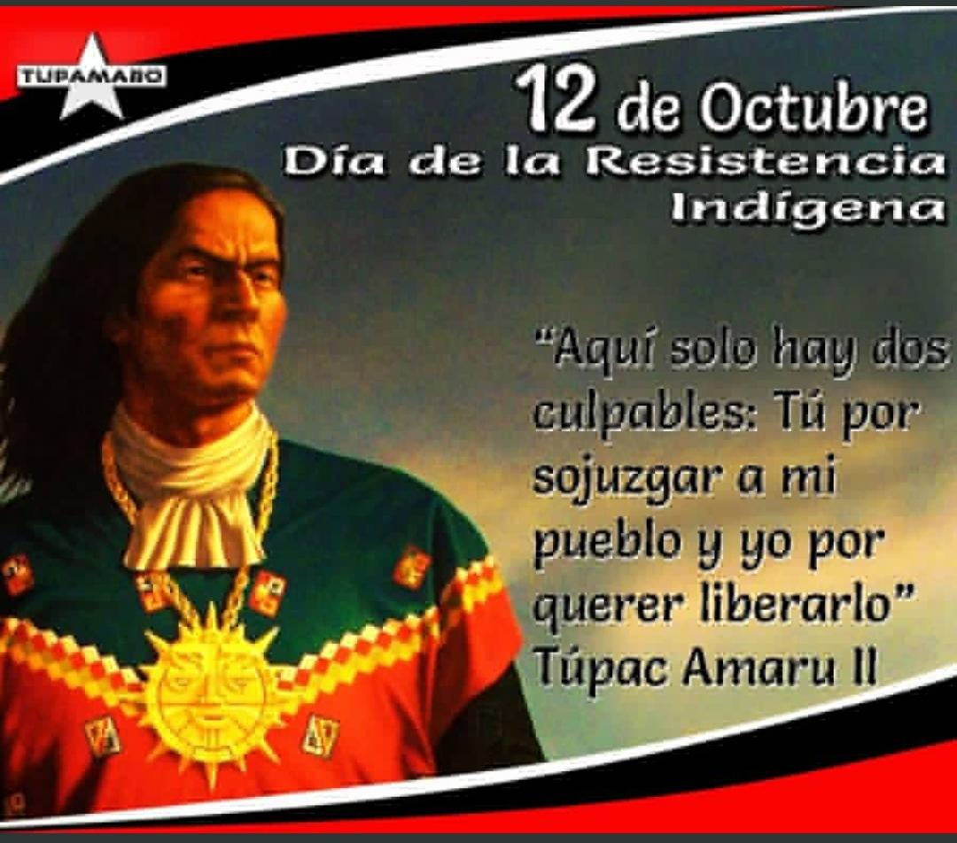 Los hondos pueblos dicen en silencio "Tupac" y Tupac es una semilla dicen en silencio "Tupac" y Tupac se guarda en el surco, dicen en silencio "Tupac"  y" Tupac" germina en la Tierra.

"Pablo Neruda"

#TupamaroRebelde
#ResistenciaIndigena 
<a href="/NicolasMaduro/">Nicolás Maduro</a>