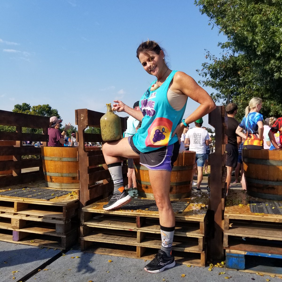 MyFriendsTN's tweet photo. Every year MFH participates in @avintageaffairtn's  Grape Stomp. We've never won the stomp or costume contest-til now. 

The Wine Squad won both stomp championship and costume contest—never been done before!

#myfriendshousetn 
#grapestomp2021 
#AVintageAffair 
#championsatlast https://t.co/NSpshR9Cgk