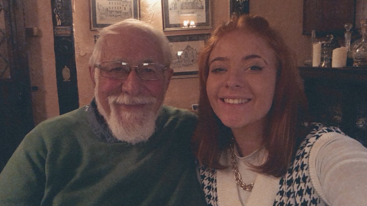 LJDuffy89's tweet photo. Covid took my grandad today and I am heartbroken. I wish I’d of gone to see him and hugged him more. I’m so sad that I’ll never hear him asking about my “yellow beauty” anymore or him falling asleep mid conversation. I’m truly broken tonight. Rest easy Grandan ❤️ I love you https://t.co/knrj6vsyi5