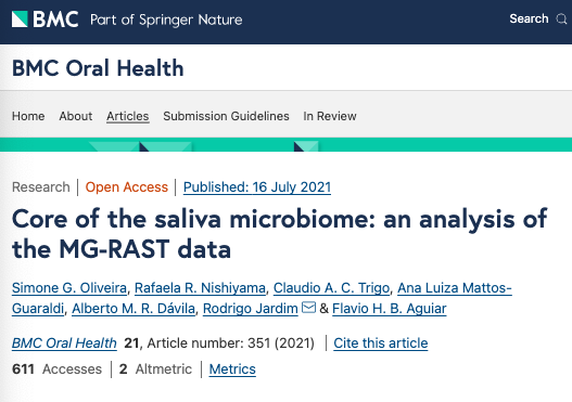 MicrobiomDigest's tweet photo. Oh dear.
A follower just pointed out this paper published @BioMedCentral BMC Oral Health. 
It is .... not good.
Hold on to your jaws, folks (pun intended).
https://t.co/NGSNqBox2O https://t.co/ujFVh1Hrxx