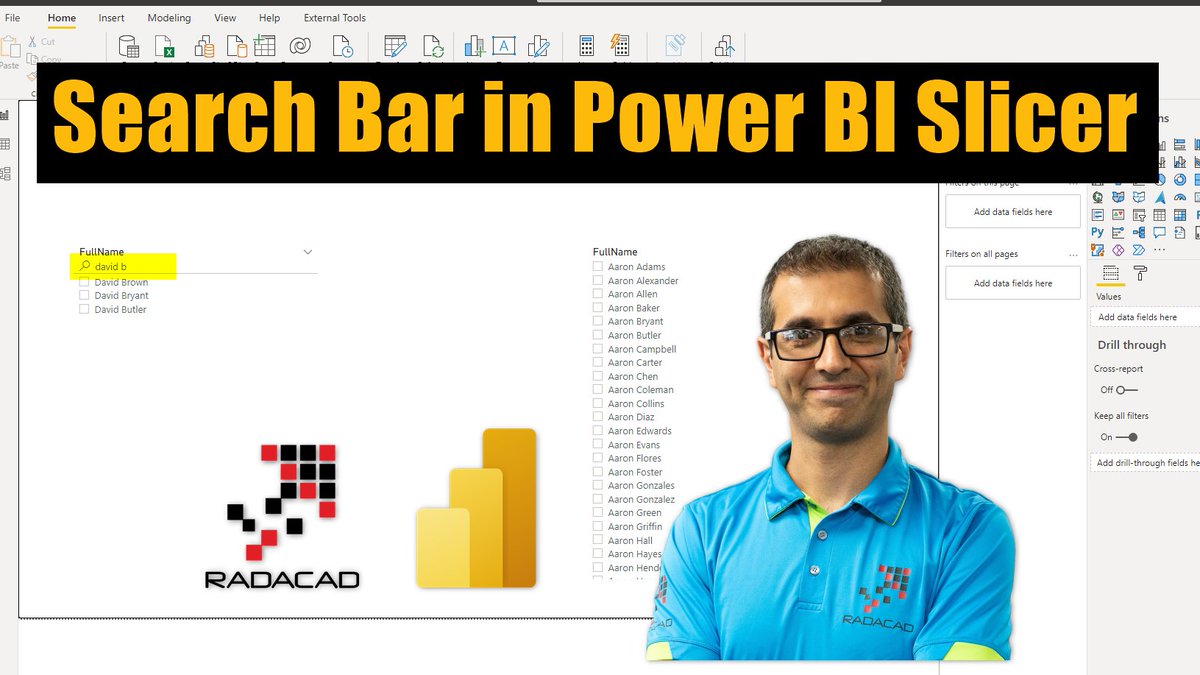 RADACAD_COM's tweet photo. learn a quick #datavix tip for #PowerBI from @Rad_Reza on how to enable the search bar in the Power BI slicer. video and article here:
https://t.co/NLJSJFF4BZ
#PowerBIDesktop #Visualization #DataVisualization #PowerBIfromRookieToRockStar #RADACAD #Slicer https://t.co/2sTRkOua5s