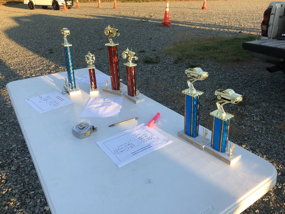 Had a partner in crime today for the Moore County FFA truck and tractor competition!