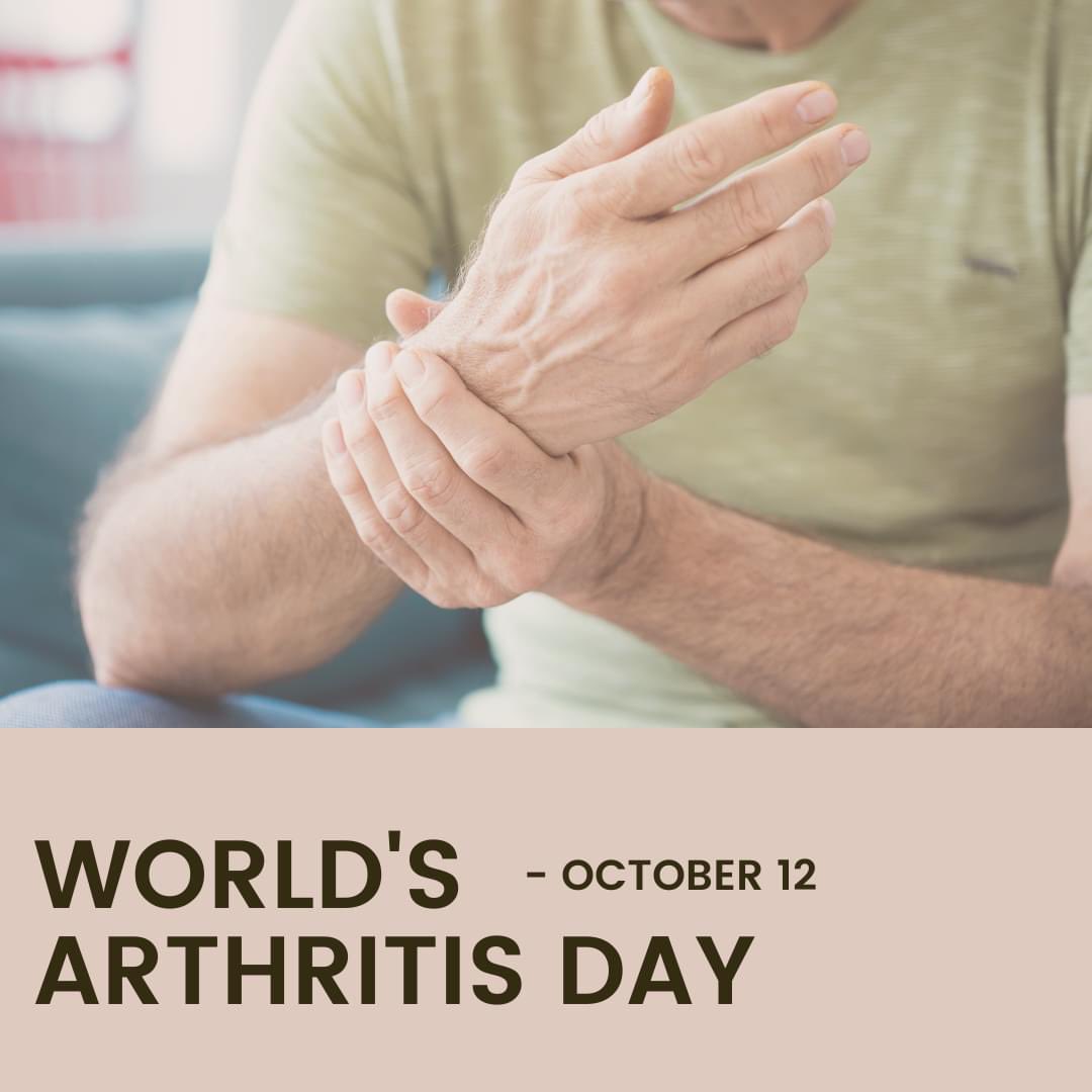 World Arthritis Day is today. 1 in 4 Americans are afflicted with arthritis, and bringing awareness can help us find a cure. Check out curearthritis.org/wad/ to learn more about arthritis and what you can do to help. #arthritis #rheumatology #autoimmune