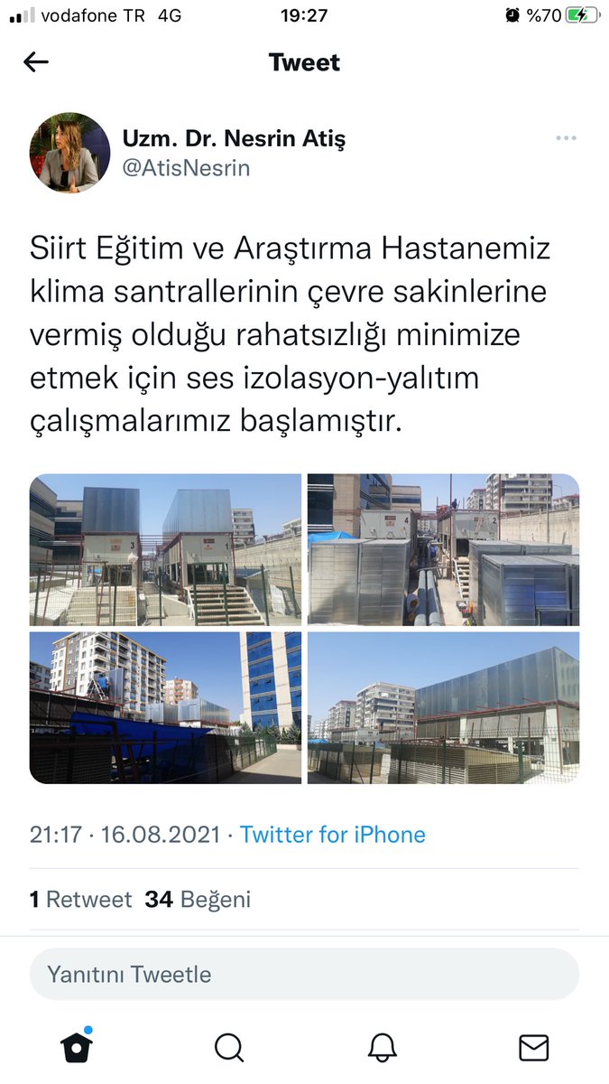 Aynı hassasiyeti Kurtalan Devlet Hastahanesi çevre sakinleri için gösterecek misiniz? Yoksa aynı dertten muzdarip kurtalan halkının gürültüye karşı bağışıklık sisteminin güçlü olduğunu mu düşünüyorsunuz🤔🤔#siirtilSaglıkMd