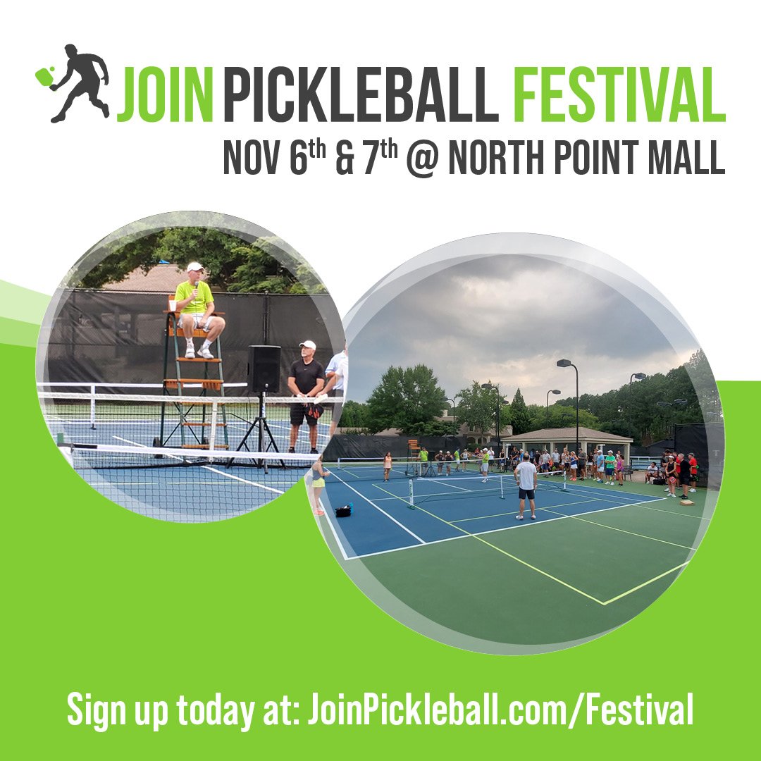 fusionsportsatl's tweet photo. JOIN PICKLEBALL FESTIVAL hits Atlanta November 6th and 7th! Learn to play Pickleball in a fun environment. Check it out and learn more at: https://t.co/wYoJ8z6o5E https://t.co/QRjwXYC3PU