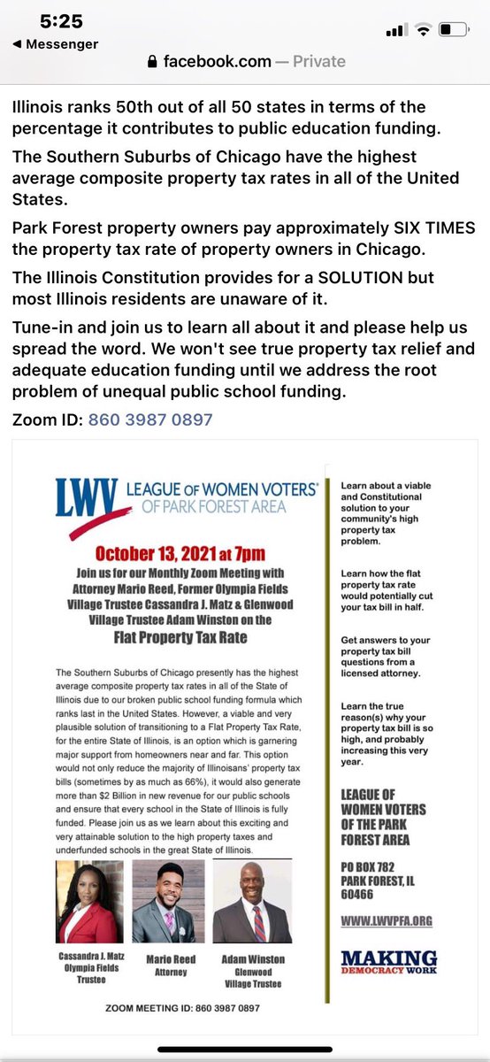 CassandraJMatz's tweet photo. Flat Property Tax, a real Solution.  Please join tomorrow’s Zoom. https://t.co/iZWwC1iBjK