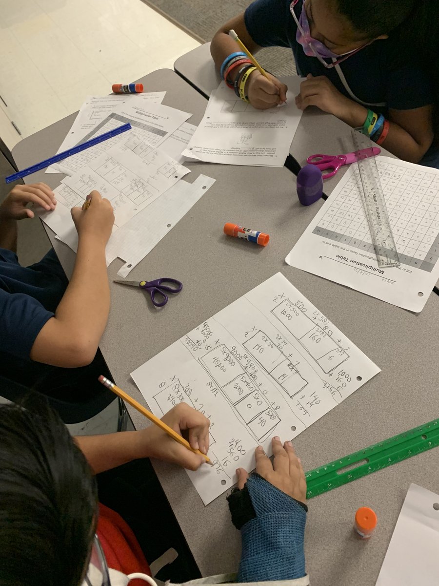 kmessocialmedia's tweet photo. Ms. Antia’s 4th graders are problem solving by determining what operation to use with a focus on area model multiplication. #kmesbearcubs #bestyearever #sdocgoodtogreat #mathematiciansinthemaking #fourthgrade https://t.co/rkmVmxyBeQ