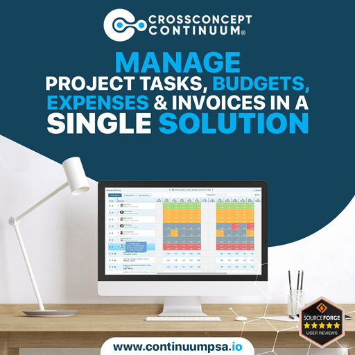 CrossConceptInc's tweet image. At CrossConcept, we understand how businesses struggle with multiple disconnected solutions that reduce team productivity. 
Start your free trial today! lnkd.in/gBNhY7w
 
#PSA #PSAsoftware #PSAsolution #ProjectManagement #TaskManagement #ResourceManagement