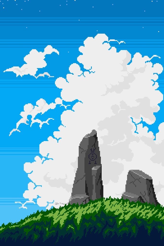 atinynut's tweet image. Hey #PortfolioDay 
I work with mostly blues and greens. I like painting fantasy environments and fluffy clouds.
Links: 
📷 instagram.com/atinynut/
📷 a-tinynut.tumblr.com