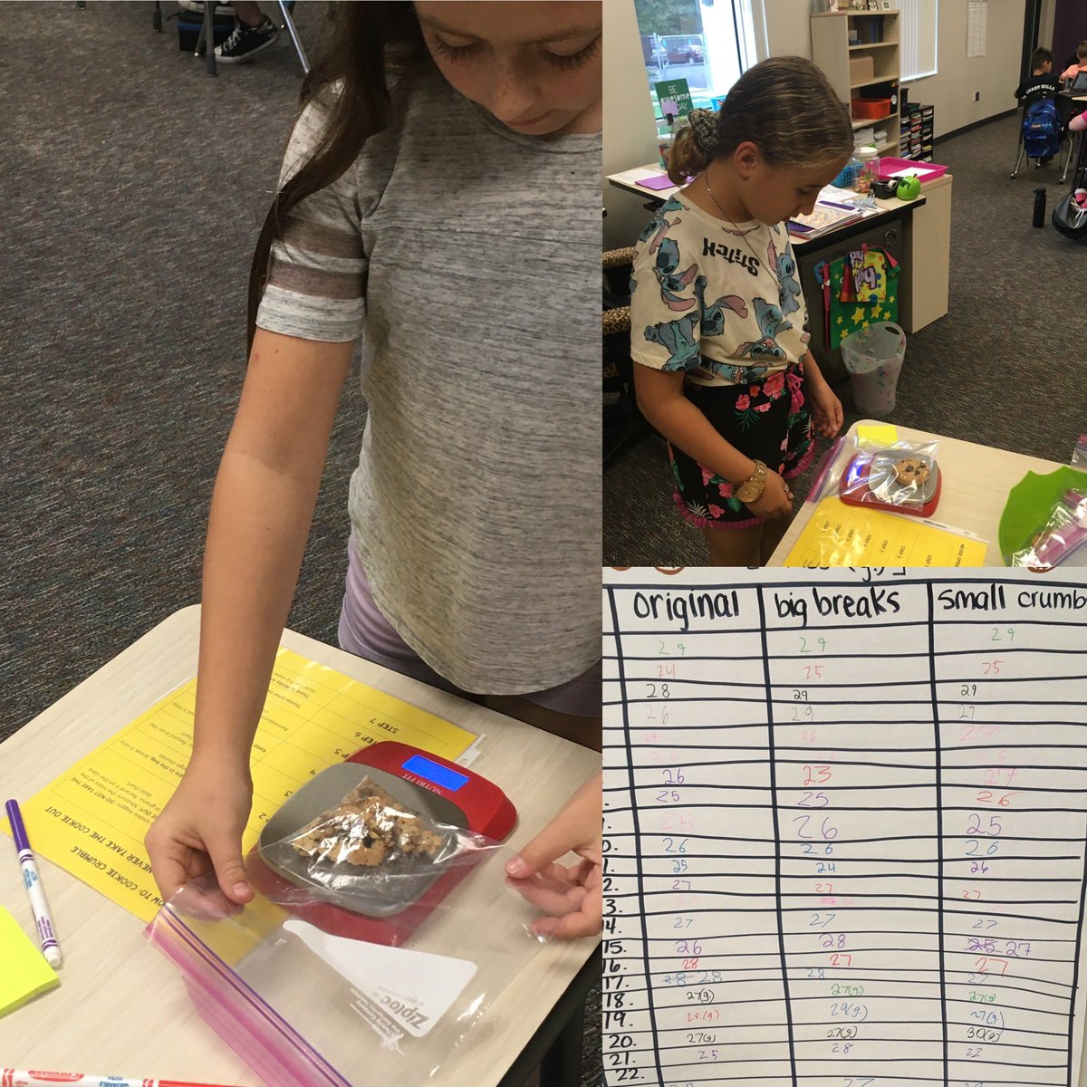 amoscarelli24's tweet photo. How does the size of the pieces impact the total mass? #pascoscience #handsonlearning #explore @SciencePasco https://t.co/NCUJdoFk2k