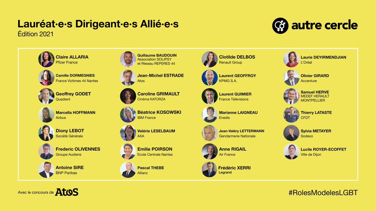 FredOlivennes's tweet image. Fier d’être élu #RolesModelesLGBT par @AutreCercle dont la charte a été adoptée par @GroupeAudiens en 2014. Entrepreneurs, artistes, journalistes, ingénieurs de la culture, l’info et la comm avec les collaborateurs LGBT++ Ensemble, soyons tou·te·s des rôles modèles et allié·e·s !