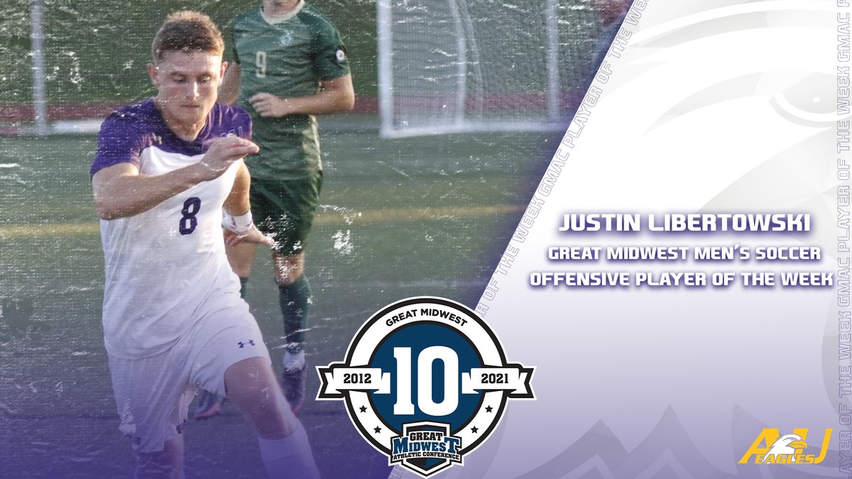 Justin has landed this week's Great Midwest Offensive award! 🔥

🔗 | goashlandeagles.com/news/2021/10/1…