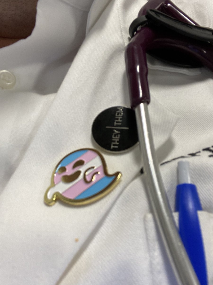 thedrhenry's tweet photo. Today a 70-something year old told me that they liked my pins. Then they came out to me.  They are not out and have a good support structure. However they had never talked to their previous health professionals about who they are and this part of their life. https://t.co/OteFKEts5u